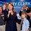 Supporters cheer as B.C. Premier Christy Clark, centre left, and her son, Hamish, celebrate her byelection win in the riding of Vancouver-Point Grey on Wednesday. (Darryl Dyck/Canadian Press)